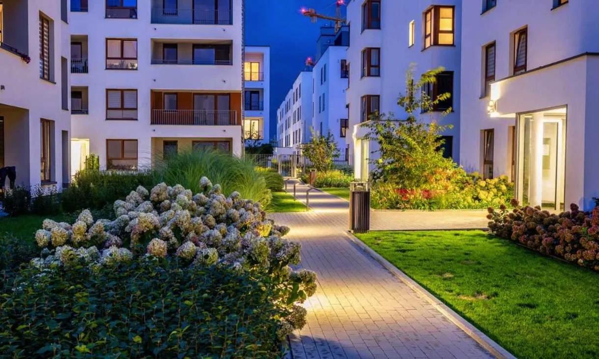 Apartament Green Z Garazem Podziemnym Varsovia Exterior foto